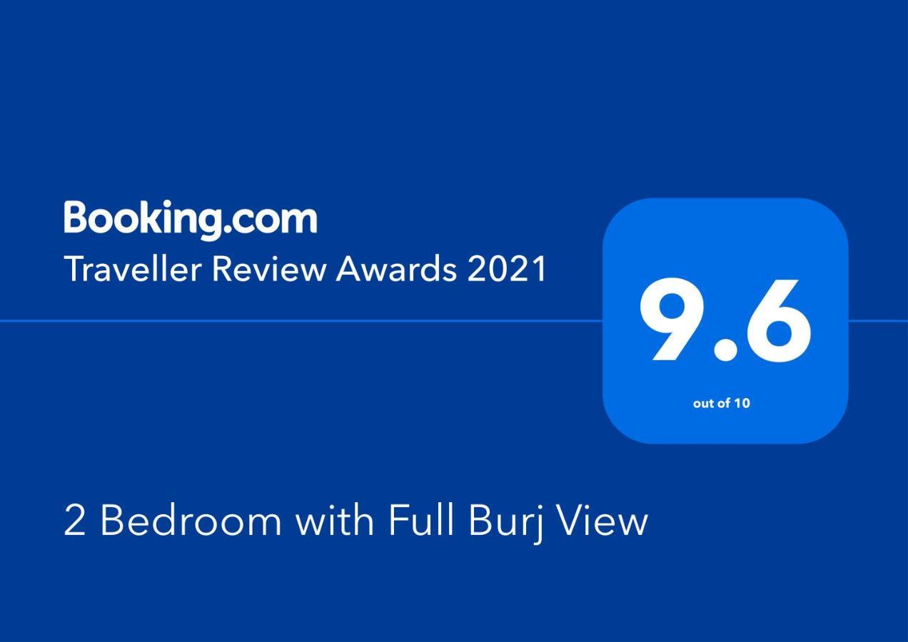 Amazing 2 Bedroom With Full Burj View Dubái Exterior foto